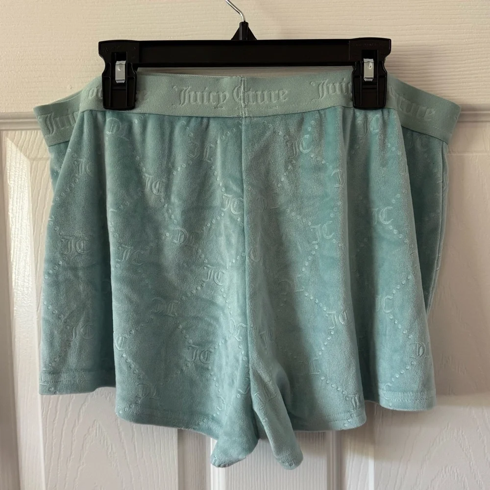 Juicy Couture Women's Velour Sleep Shorts Size‎ Large
